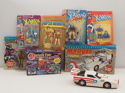 Lot 340 - TOYBIZ / TYCO - A group of Superhero action...