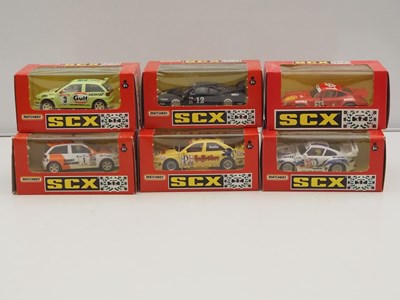 Lot 353 - MATCHBOX SCX group of 1:32 scale slot cars of...