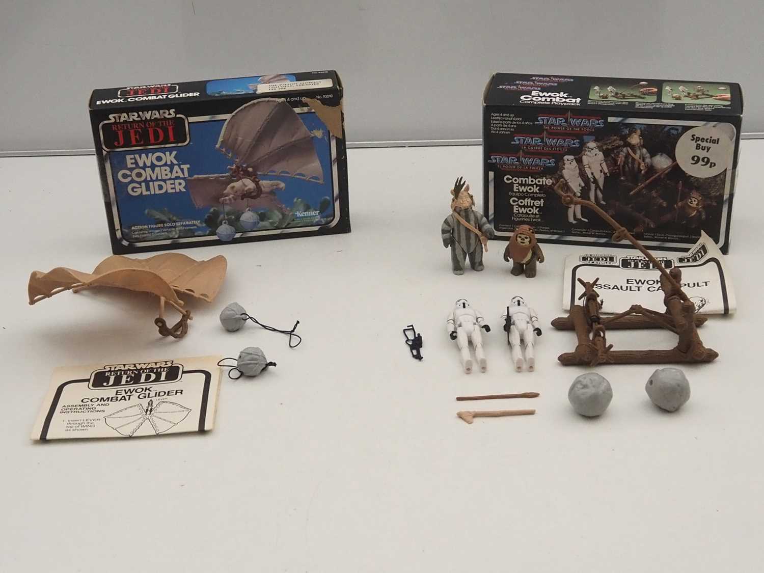Lot 372 - Pair of boxed KENNER Star Wars Ewok sets...