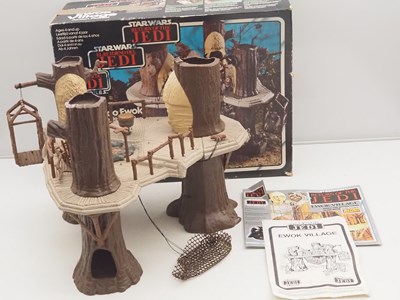 Lot 374 - Star Wars PALITOY Tri-Logo Ewok Village Action...