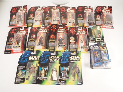 Lot 385 - STAR WARS: A group of modern carded KENNER /...