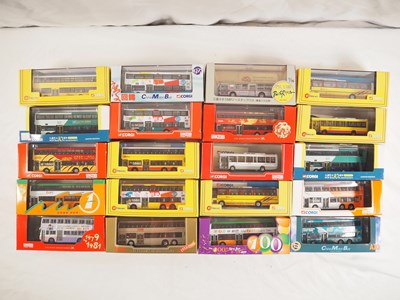 Lot 428 - 1:76 scale diecast buses by CORGI and others,...