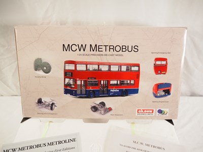 Lot 441 - GILBOW 1:24 scale diecast MCW Metrobus in...
