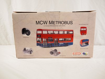 Lot 441 - GILBOW 1:24 scale diecast MCW Metrobus in...