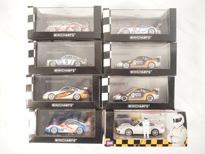 Lot 458 - MINICHAMPS - 1:43 scale diecast Porsche racing...