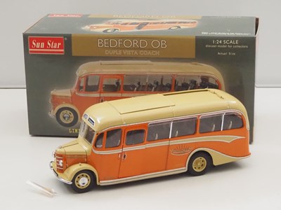Lot 490 - SUNSTAR - 1:24 scale diecast Bedford OB Duple...