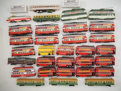 Lot 512 - 1:76 scale diecast trams and trolley buses by...
