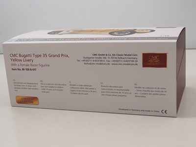 Lot 527 - A CMC M-100-017 1/18 scale diecast Bugatti...