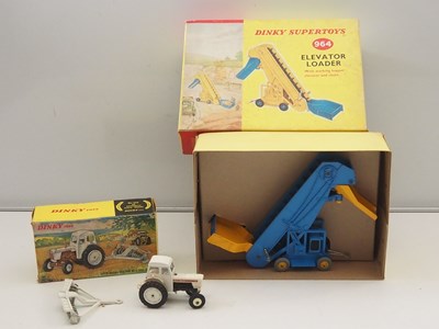 Lot 530 - DINKY pair of agricultural diecast models...