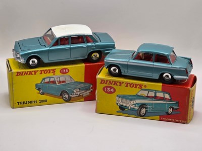 Lot 545 - DINKY - A pair of diecast cars comprising a...
