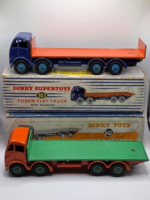 Lot 565 - DINKY - A pair of diecast Foden trucks...