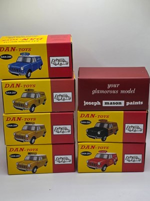 Lot 568 - DAN-TOYS - A group of reproduction DINKY Mini...