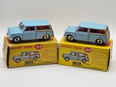 Lot 575 - DINKY - A pair of diecast 199 Austin Seven...