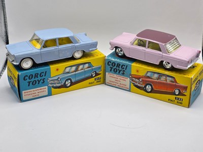 Lot 583 - CORGI - A pair of diecast Fiats comprising a...