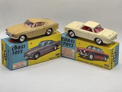 Lot 590 - CORGI - A pair of diecast cars comprising a...