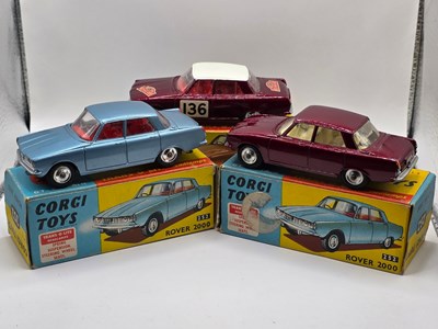 Lot 594 - CORGI - A pack of diecast Rover 2000...