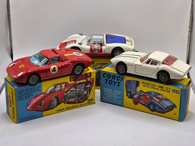 Lot 597 - CORGI - A group of three diecast cars...