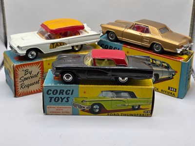 Lot 604 - CORGI - A group of diecast cars comprising a...