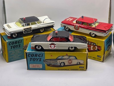 Lot 607 - CORGI - A group of American Emergency diecast...