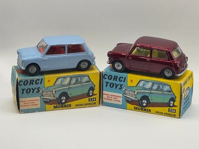 Lot 616 - CORGI - A pair of 226 Morris Mini-Minors...