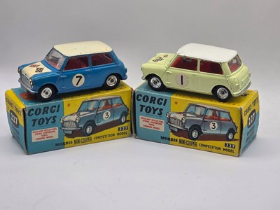 Lot 618 - CORGI - A pair of 227 Morris Mini Cooper...