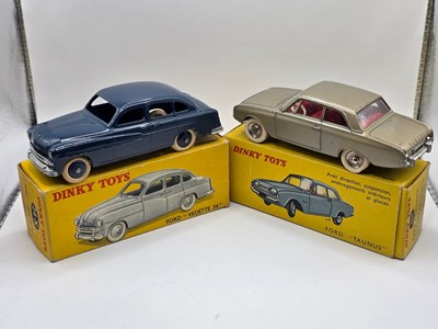 Lot 632 - FRENCH DINKY - A pair of Ford diecast cars...