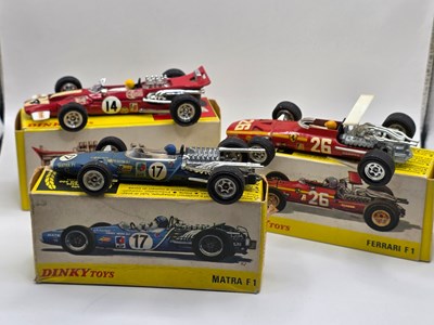 Lot 637 - FRENCH DINKY - A group of Formula 1 diecast...