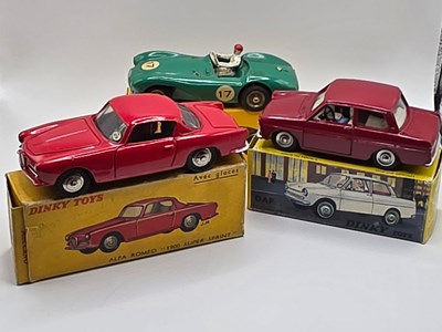 Lot 640 - FRENCH DINKY - A group of three diecast cars...