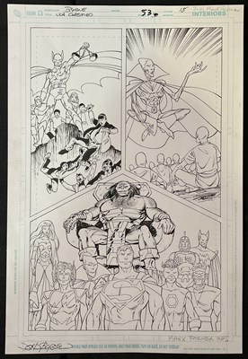 Lot 374 - JLA: CLASSIFIED #53 page 18, DC Comics (2008)...