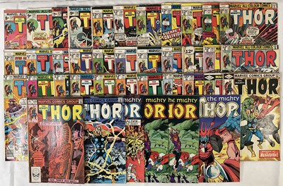 Lot 37 - A quantity of Bronze Age Marvel THOR comics,...