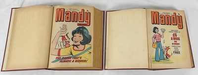 Lot 158 - Girls comics - MANDY 2 publishers file copies...