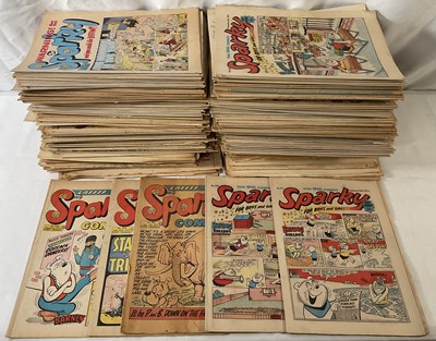 Lot 304 - A collection of SPARKY British comics, mixed...