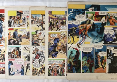 Lot 84 - BLACKBOW THE CHEYENNE - 5 pages of original...