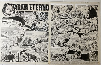 Lot 153 - ADAM ETERNO - A pair of original comic book...