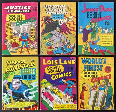 Lot 9 - A group of DC DOUBLE DOUBLE comics published...