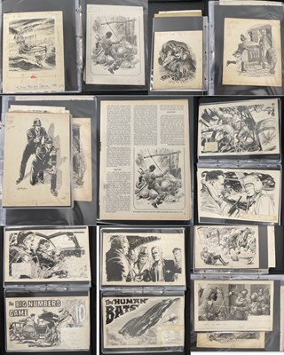 Lot 377 - A portfolio of original comic book artwork...