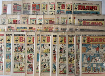Lot 129 - A group of THE BEANO COMICS ranging from #396...
