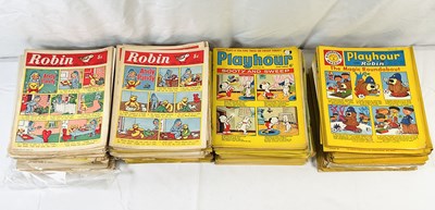 Lot 175 - A box of ROBIN, TEDDY BEAR and PLAYHOUR...
