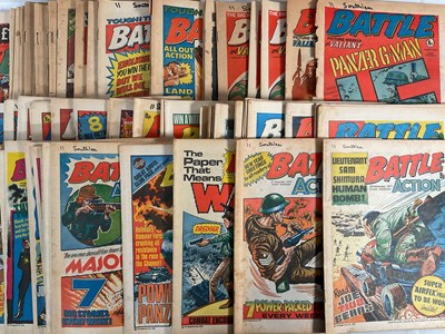 Lot 65 - BATTLE PICTURE WEEKLY AND VALIANT an almost...