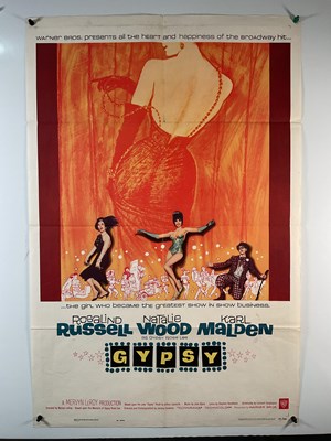 Lot 411 - GYPSY (1962) US one sheet film poster, Musical...