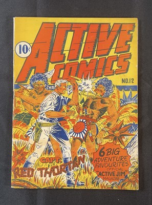 Lot 223 - ACTIVE COMICS #12 (1943 Bell Features), Golden...