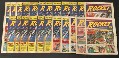 Lot 309 - ROCKET (1956)  24 issues of the British sci-fi...