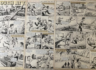 Lot 383 - Original comic book art for VICTOR British...