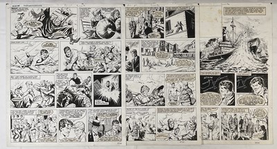 Lot 392 - TIGER AND HURRICANE - 3 Pages of original...