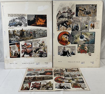 Lot 393 - THE SIX MILLION DOLLAR MAN - 2 original comic...