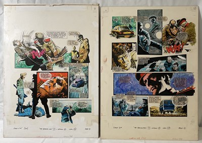 Lot 395 - THE SIX MILLION DOLLAR MAN - 2 original comic...