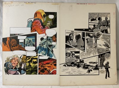 Lot 122 - SPACE 1999 - 2 pages of original comic book...