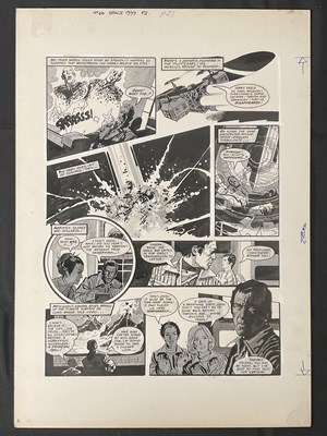 Lot 397 - SPACE 1999 - An original page of comic book...