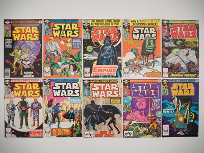 Lot 5 - STAR WARS #27, 38-44, 49, 51 (10 in Lot) -...