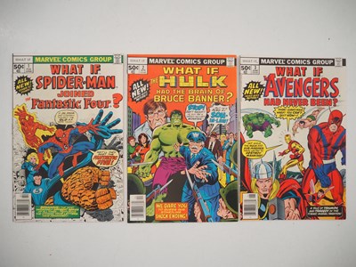 Lot 24 - WHAT IF? #1, 2, 3 (3 in Lot) - (1977 - MARVEL)...